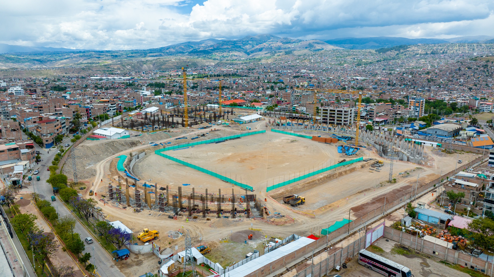 Se evidencian avances sostenidos en la construcción de las tribunas Sur y Norte, que ofrecerán una adecuada capacidad para el público asistente