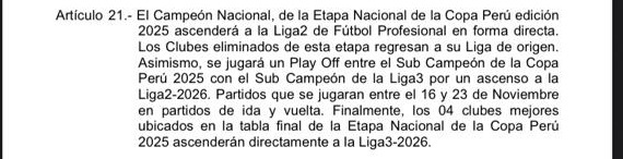 Artículo de la federación que establece la clasificación.